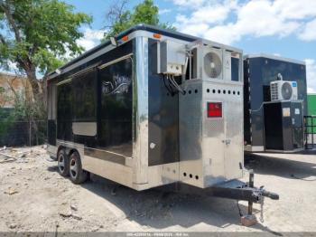  Salvage C S Trailer 16x8 Concession Trailer