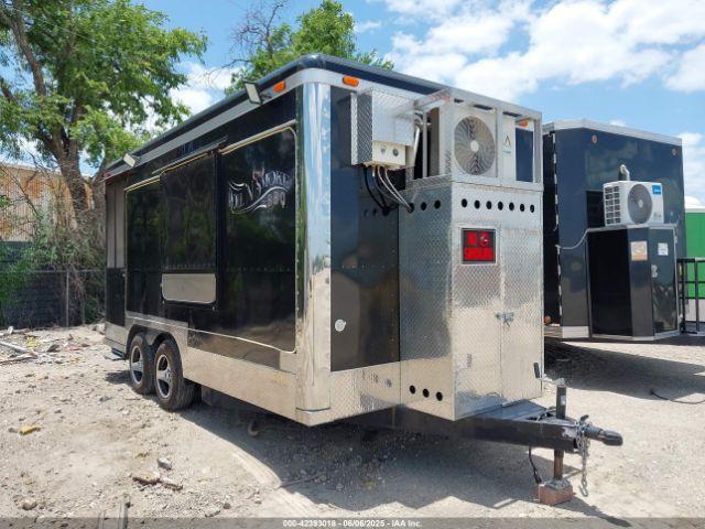  Salvage C S Trailer 16x8 Concession Trailer